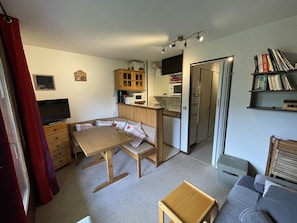 Interior - Cozy cabin studio at the slopes, pets allowed (Le Lioran)