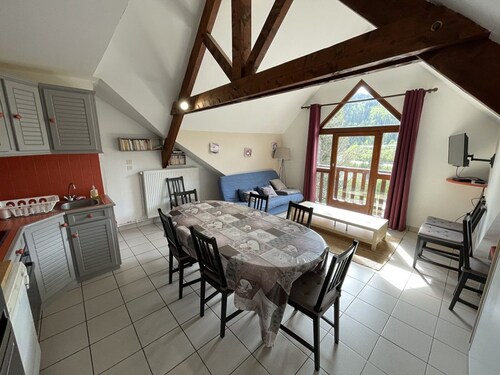 Chalet T3 près des pistes, 2 chambres, équipé, navette gratuite