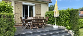 La Chopière, confort, jardin et proximité de la plage