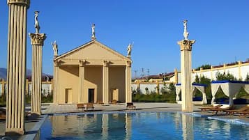 2 indoor pools, seasonal outdoor pool