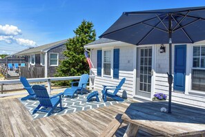 Outdoor dining - Great Beach House Just Steps from the Sand! (West Dennis)