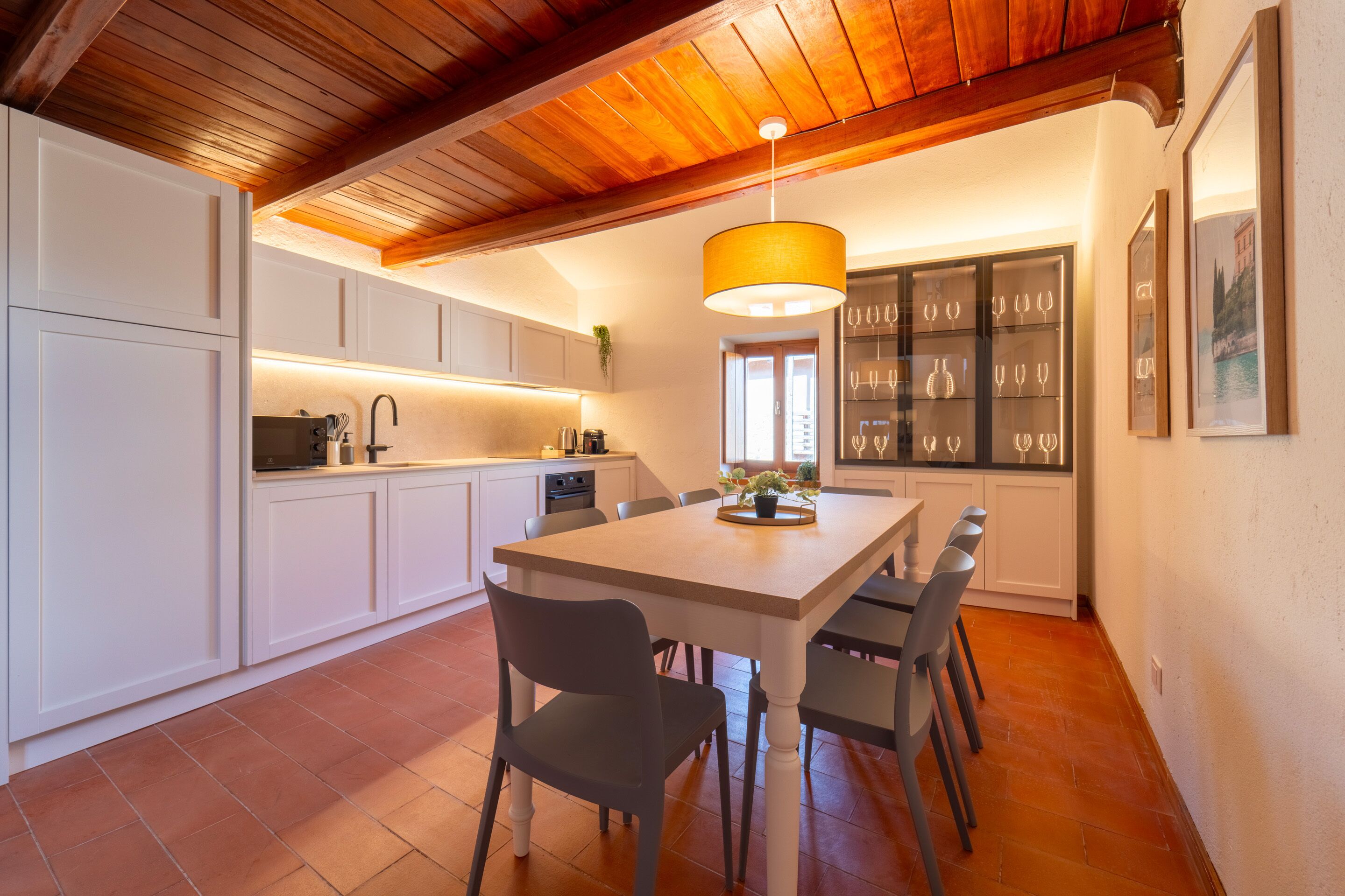 Apartment | Private kitchen | Full-sized fridge, microwave, oven, stovetop