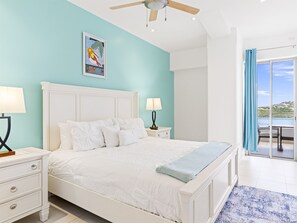 2 bedrooms, iron/ironing board, travel cot, free WiFi - Breathtaking Lagoon Views At Blue Residence (Simpson Bay)