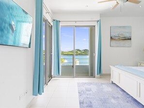 2 bedrooms, iron/ironing board, travel crib, free WiFi - Breathtaking Lagoon Views At Blue Residence (Simpson Bay)