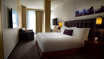 豪華雙人房, 湖景 | 客廳 | 電視