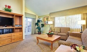 TV, DVD player, stereo, offices