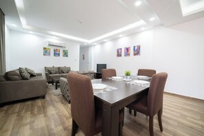Family Apartment, Balcony, City View | Living area - Violet 133 (New Cairo)