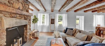 Stone Cottage w/ Horses, Pond, Peloton & Hot Tub