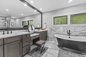 Hårføner og håndklær