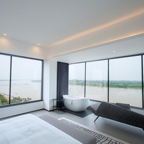 Chambre Double pour 1 personne, vue fleuve