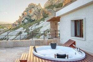 Deluxe Suite, Mountain View | Terrace/patio - Black Stove Cappadocia (Urgup)