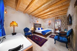 Luxury Room, Balcony, Mountain View | In-room safe, blackout drapes, soundproofing, cribs/infant beds - Black Stove Cappadocia (Urgup)