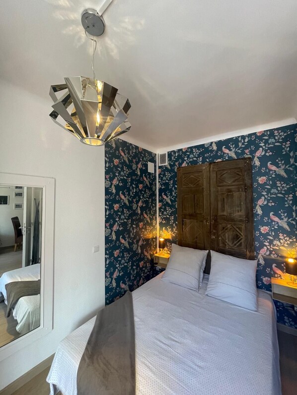 1 bedroom, iron/ironing board, free WiFi, bed sheets - Mise au Vert F2 à 5 mns des Commerces et 2 mns des Thermes Mer et la Montage (Amélie-les-Bains-Palalda)