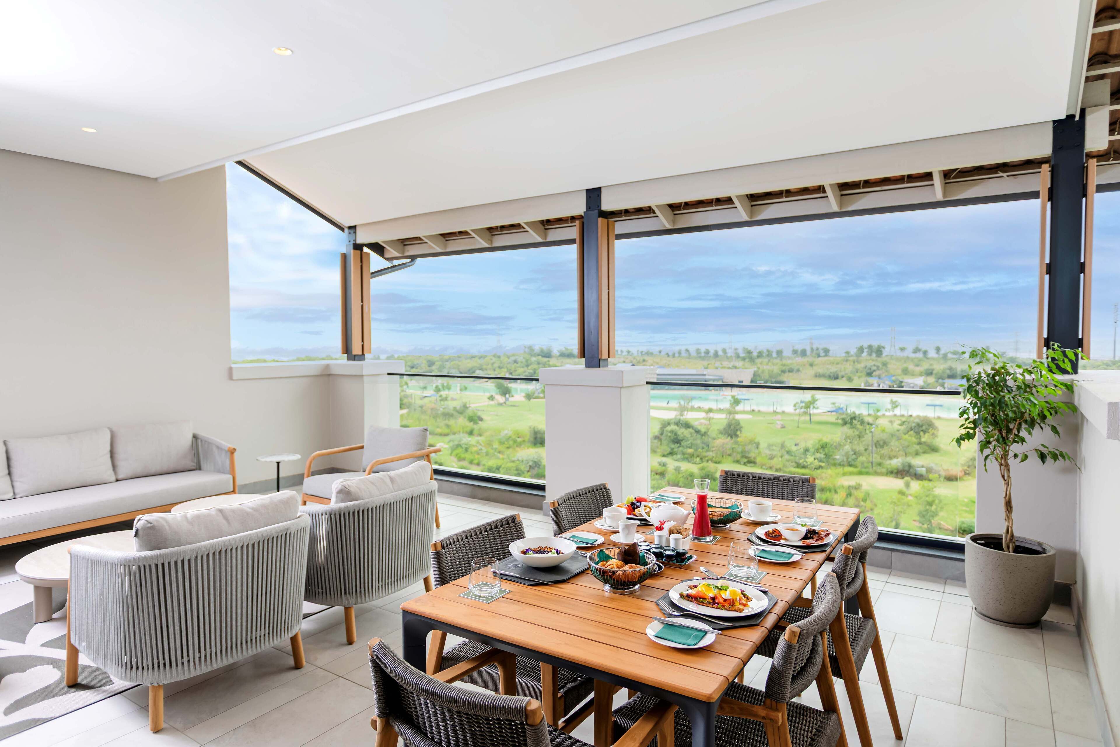 Premium Apartment, 3 Bedrooms | Living area | 40-inch flat-screen TV with cable channels