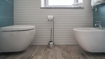 Hair dryer, towels