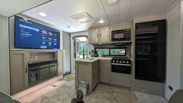 Microwave, stovetop