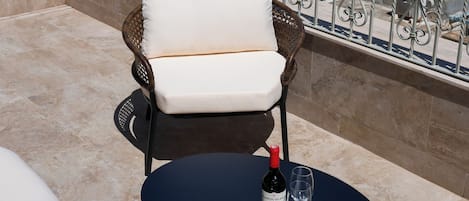 Ático panorámico, vistas al mar | Terraza o patio