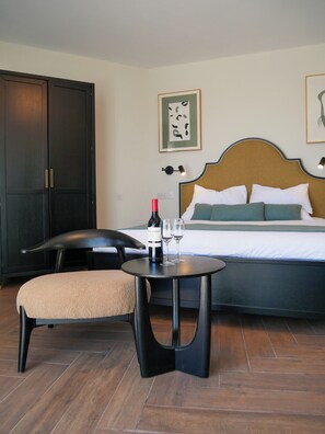 Penthouse Panorama, pemandangan laut | Brankas, meja kerja, Wi-Fi gratis, dan seprai linen