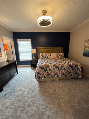 2 bedrooms, iron/ironing board, travel crib, WiFi