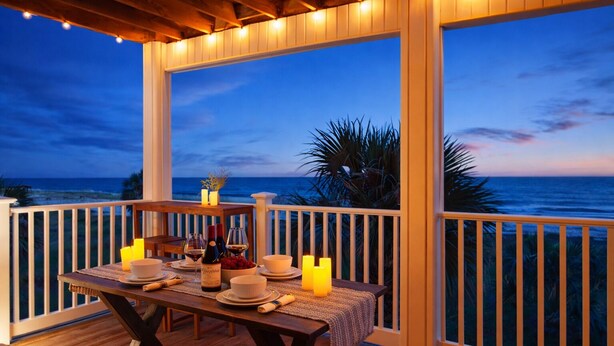 Unclassified image, 1 of 55, button - Oceanfront | Quiet Beach | 2 Balconies | Arcades | Kayaks (Port St. Joe)