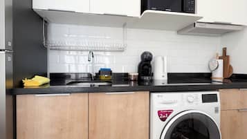 Studio – classic, byutsikt | Eget kjøkken