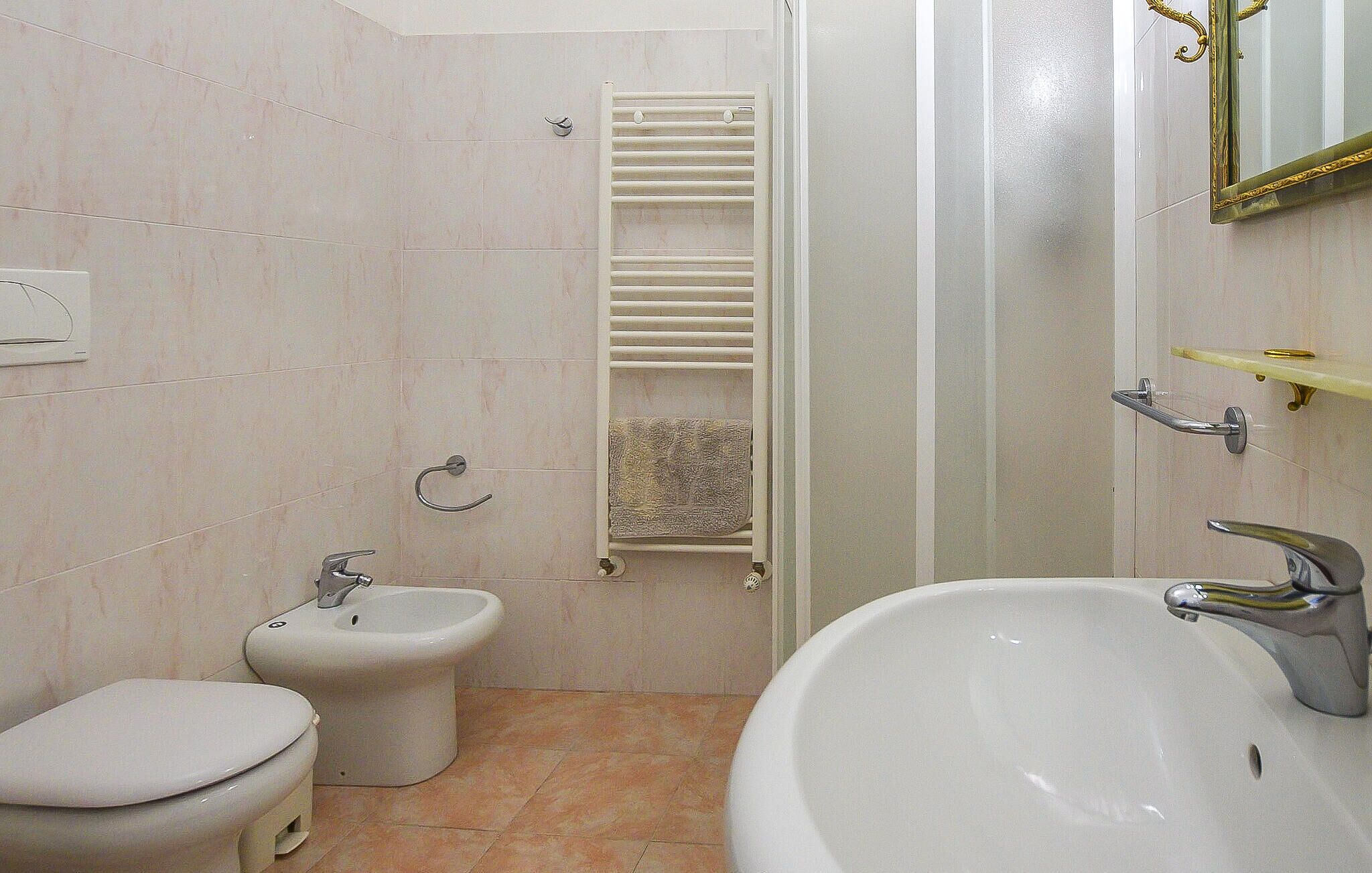 Shower, hair dryer