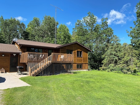 Exterior. Charming studio, lower lever of the Northstar Getaway in peaceful Warroad