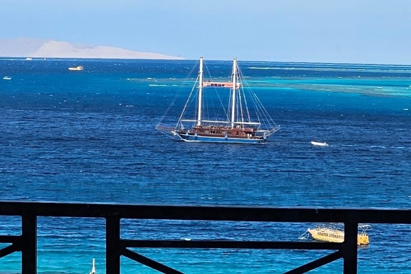 Vue depuis l’hébergement