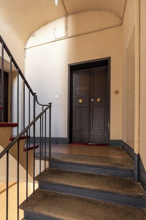 Interior entrance
