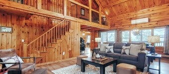 NEW!  3 Acre Log Cabin w/ Bay Views, Firepit & Grill Near Acadia