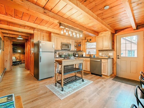 NEW!  3 Acre Log Cabin w/ Bay Views, Firepit & Grill Near Acadia