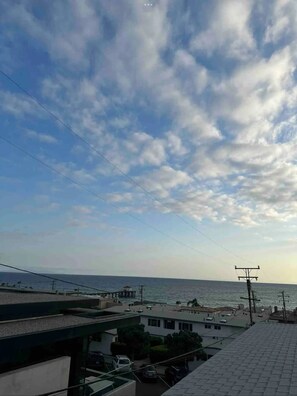 Vista a la playa o el mar