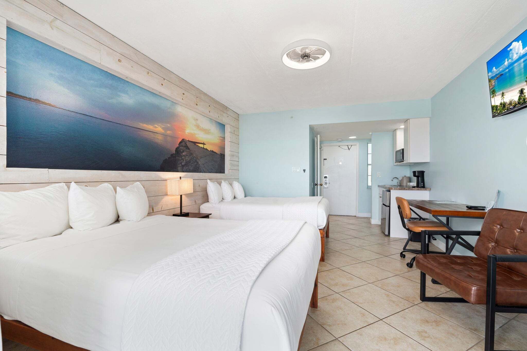 Ocean View Hotel Room With Balcony- 2 Full Beds - Fort Pierce, FL