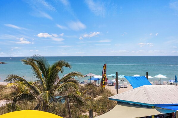 Accommodatie ligt op het strand