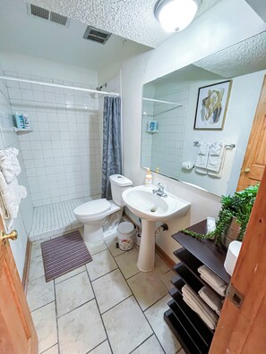 Hair dryer, towels, soap, shampoo - Maple Grove Retreat Haven (Maple Grove)