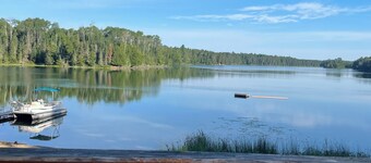 Terrific resort with great swimming beach Wirt Mn. Free amenities!