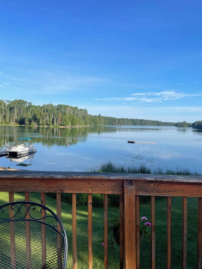 Terrific resort with great swimming beach Wirt Mn. Free amenities!
