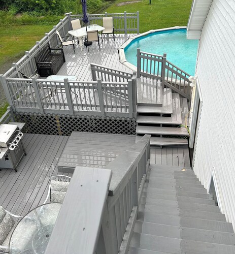 Cozy furnished 1-bdrm apartment with WiFi, AC in Broadalbin near Sacandaga Lake