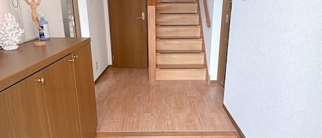 Majoituspaikan sisäänkäynti