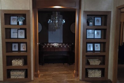 Mark House with lots of space for 16 guest in quiet country setting.