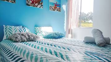 3 Schlafzimmer, BĂŒgeleisen/BĂŒgelbrett, kostenloses WLAN, BettwĂ€sche