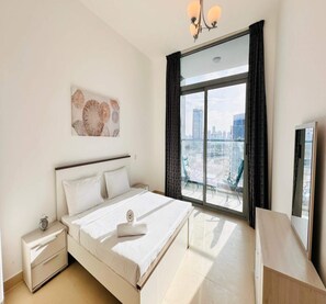 Apartment | 1 Schlafzimmer, Minibar, Schreibtisch, laptopgeeigneter Arbeitsplatz