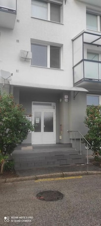 Exterior detail. Large apartment with amenities close to the city center