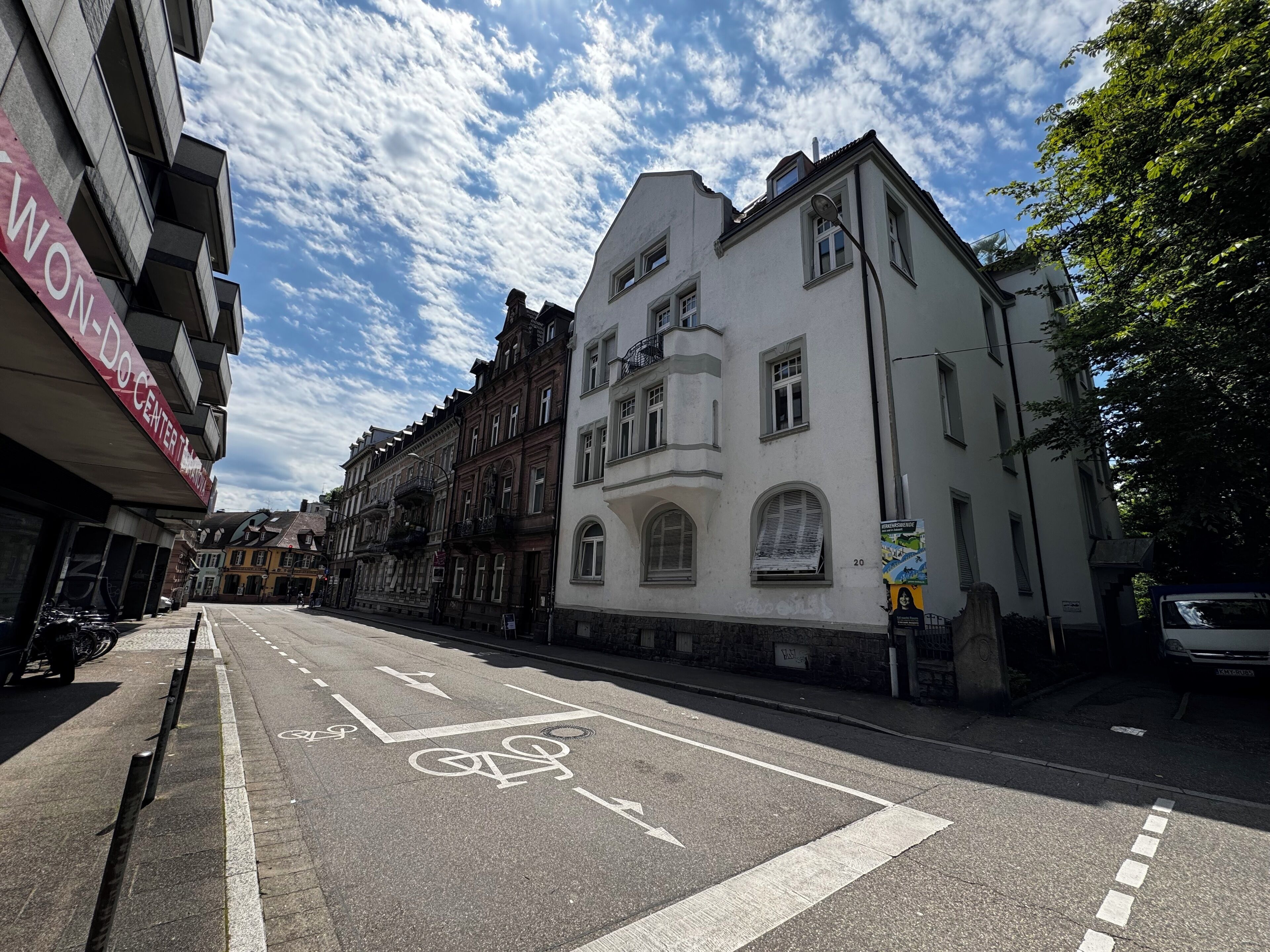 Blick von der Unterkunft