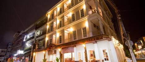 Façade de l’hébergement