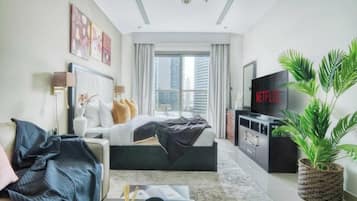 Appartamento | 1 camera, minibar, una scrivania, postazione laptop