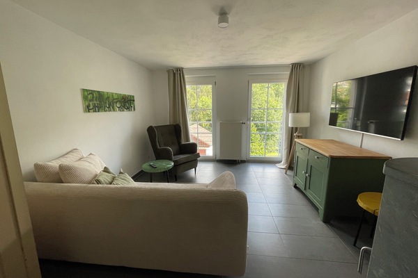 Smart-TV, Kamin, Bücher