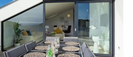 Departamento, 1 habitación | Terraza o patio