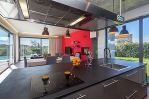 Villa, 2 soverom | Eget kjøkken | Kjøleskap, ovn, kokeplater og oppvaskmaskin