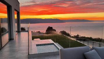 Blick von der Unterkunft